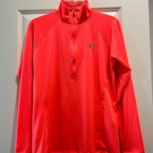 Under Armour Women's Long Sleeve Heatgear Half Zip Pullover - Medium